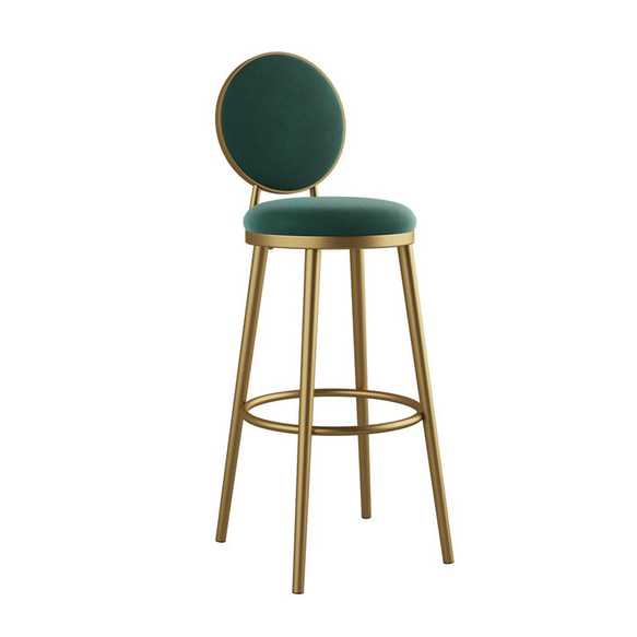 北欧風のラグジュアリーなハイスツール 椅子 チェア シンプル キッチンカウンター バーカウンター ch-118 6枚目の画像