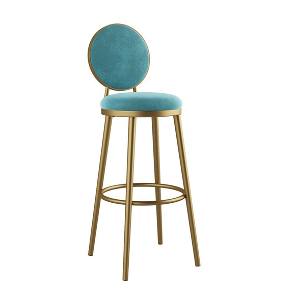 北欧風のラグジュアリーなハイスツール 椅子 チェア シンプル キッチンカウンター バーカウンター ch-118 7枚目の画像