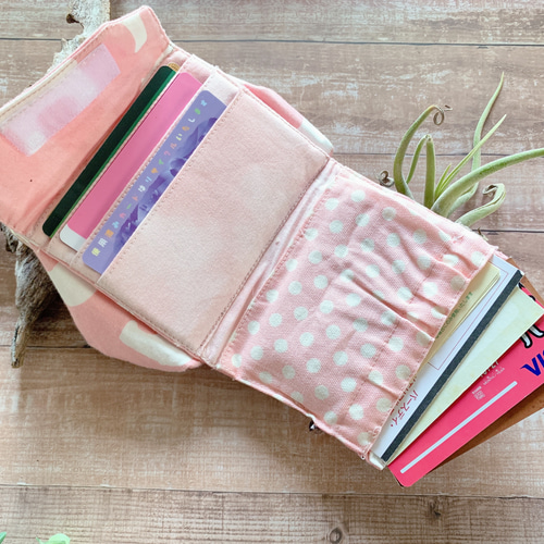 カードケース付がま口財布☆POPな花柄 がま口 Pinkish-Luce 通販