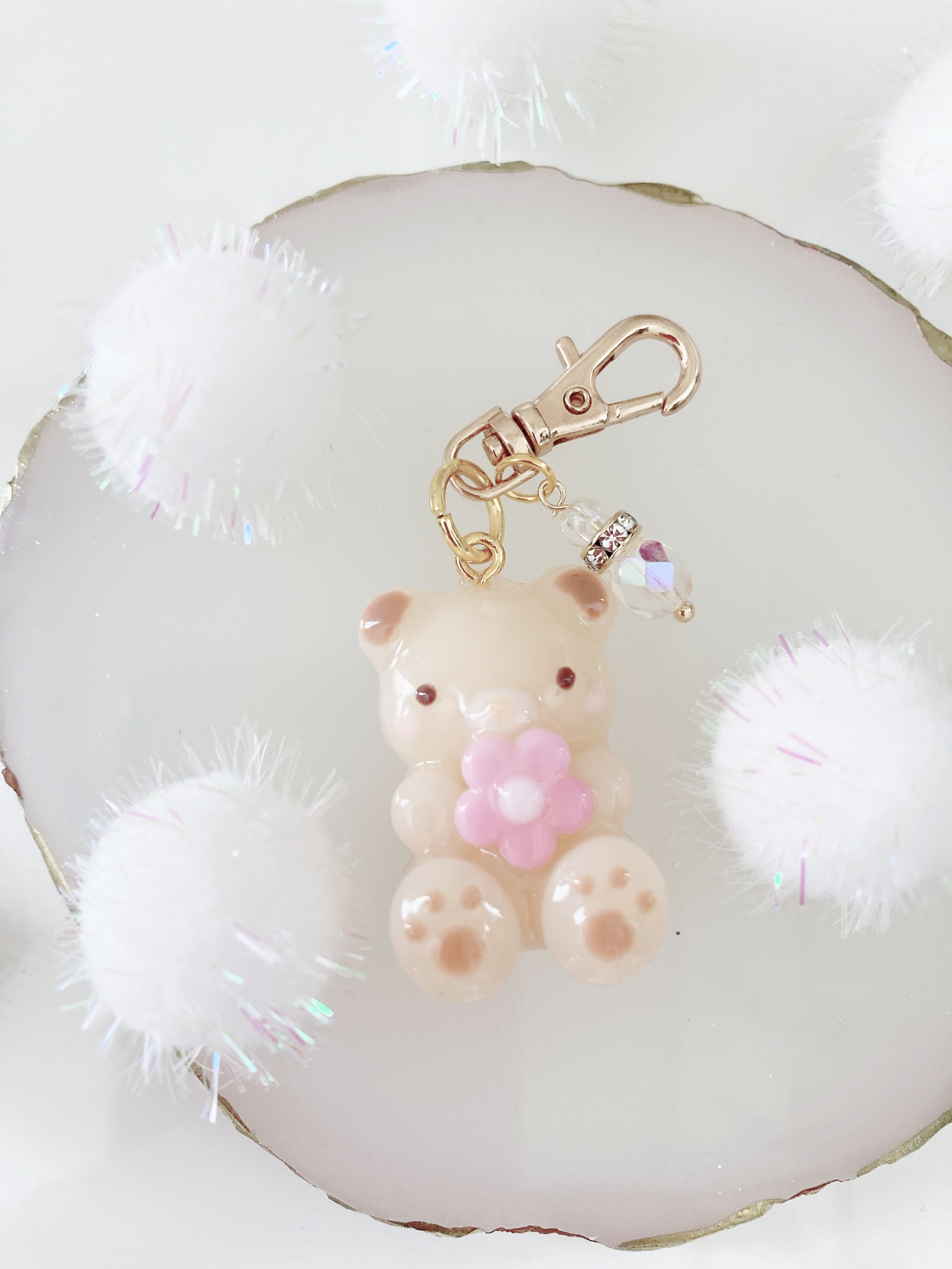 くまちゃんのロリポップ アンブレラマーカー 2個set レジン