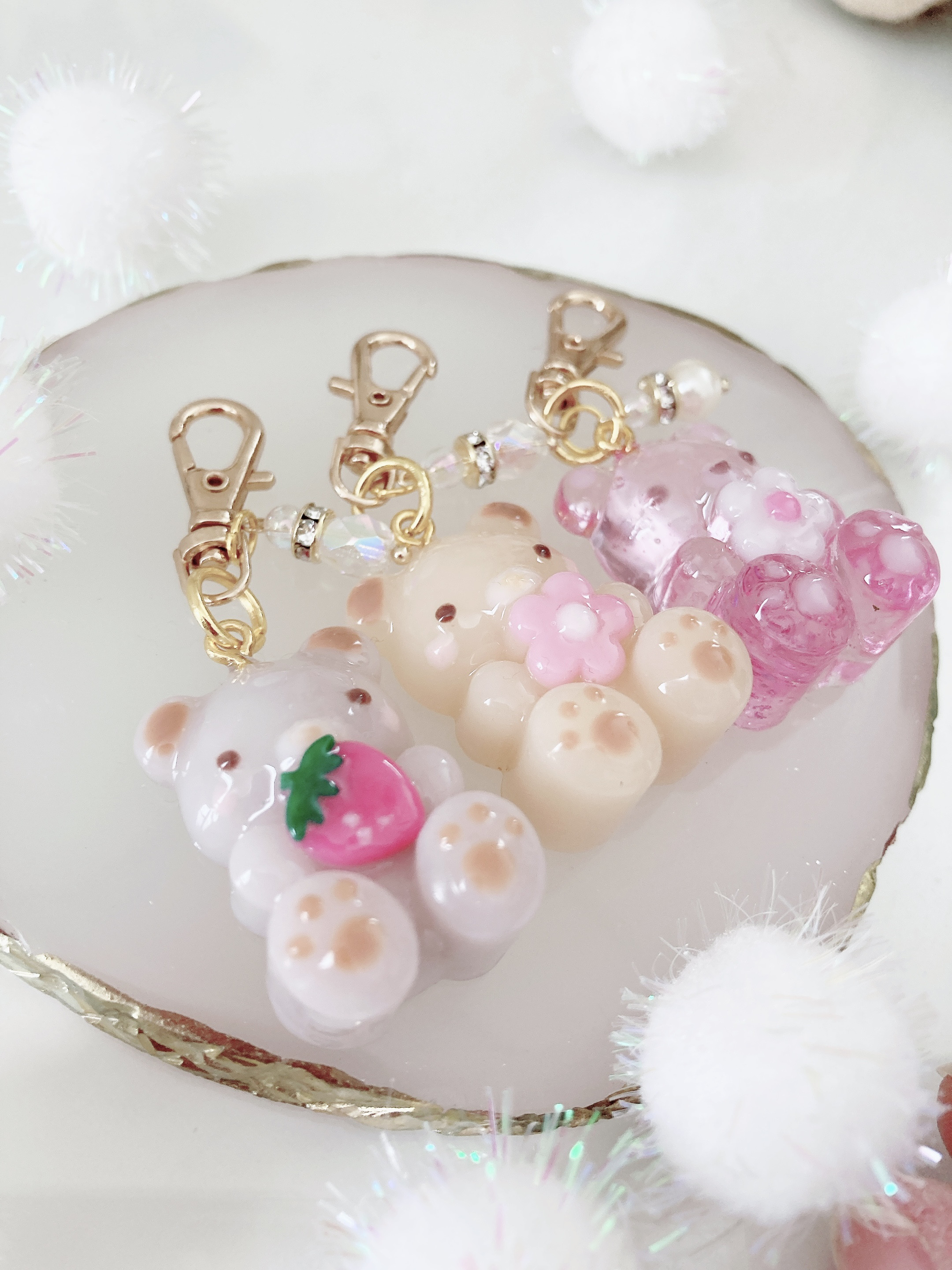 くまちゃん ハンドメイド・手芸 くまちゃんレジン