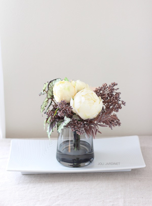 『マジカルウォーターアレンジ』ピオニーのバンチスタイル