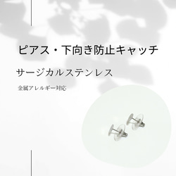 狼の大ぶりピアス 金属アレルギー対応 青 オレンジ 黄色 黒 グラデーション ポリマークレイ 6枚目の画像