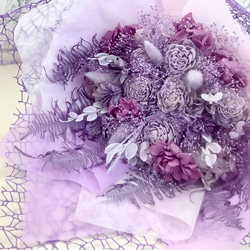 花束　プリザーブドフラワー　お祝い　花束贈呈　退職 5枚目の画像