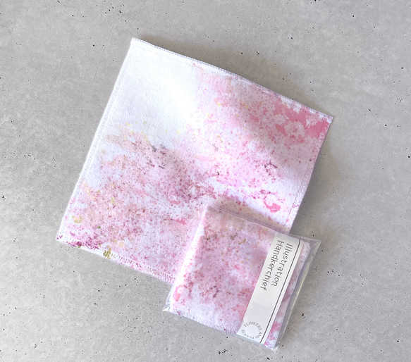 Creema限定 母の日ギフトセット -桜- サーモ ステンレスボトル&ハンカチタオルセット 12枚目の画像