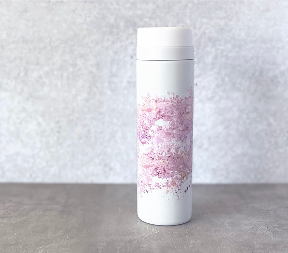 Creema限定 母の日ギフトセット -桜- サーモ ステンレスボトル&ハンカチタオルセット 8枚目の画像