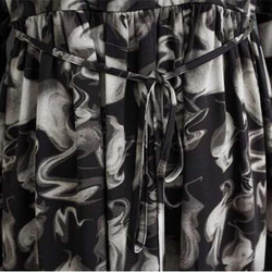 新作レトロな港風花柄ワンピースストールVネックデザインスカート2枚でゆったりおしゃれ 14枚目の画像