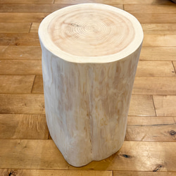 Hinoki  Wood  Stool  No.591 1枚目の画像