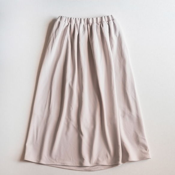 (5-9•10) basic knit gather skirt 4枚目の画像