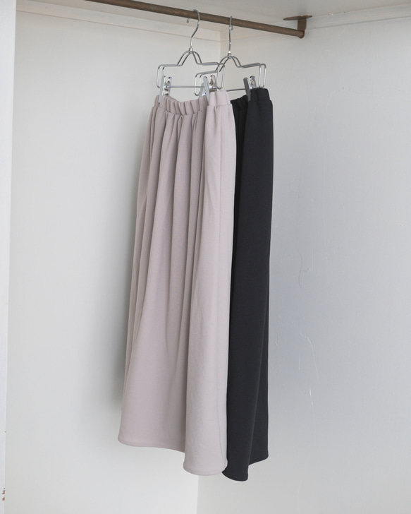 (5-9•10) basic knit gather skirt 9枚目の画像