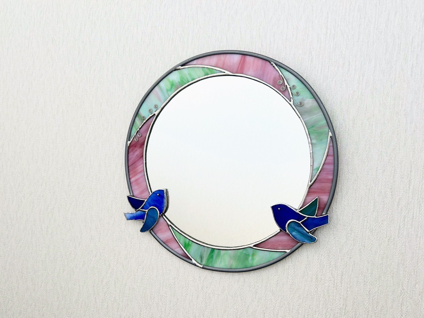 春風コトリ（ステンドグラスのミラー）