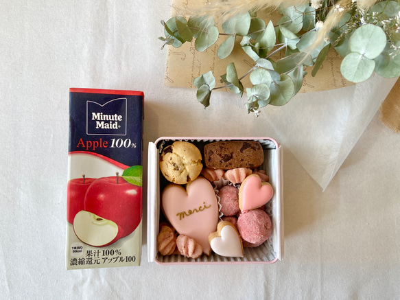 （3月11日発送！）バレンタインクッキー缶♡ミニハート♩ 6枚目の画像