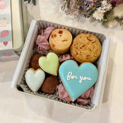 （3月11日発送！）バレンタインクッキー缶♡ミニハート♩ 2枚目の画像