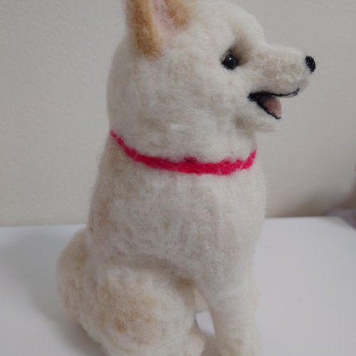 柴犬 白柴 羊毛フェルト ハンドメイド No.42 - メルカリ