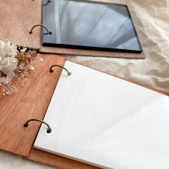 木の似顔絵ウェディングフォトアルバム＊フォトブック 人気・おすすめ｜使いやすい・旅行におすすめ 品質保証 全国発送 在庫限り