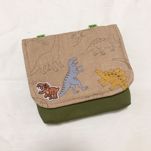 恐竜柄 移動ポケット 大きめ ☆ポケットポーチ その他入園グッズ