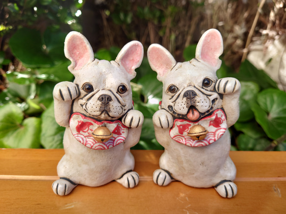 イタリア製　フレンチブルドック（陶器） IK-BHP プレ プレミアム ハリオ HARIO フレンチブルドック BUHI 食器