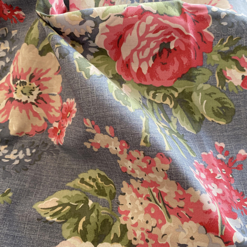 イギリス！『Cath Kidston キャスキッドソン 薔薇柄 シーチング生地