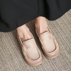 24 新款女士柔軟真皮鞋時尚簡約高跟鞋 22.5 公分-25.5 公分 #908⭐免運費⭐ 第10張的照片