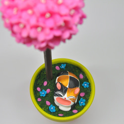 鉢シリーズ４月桜（金黒三毛） 7枚目の画像