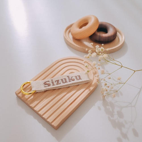 お名前 キーホルダー 入園準備 刺繍 ネームタグ 名入れ 出産祝い 卒園