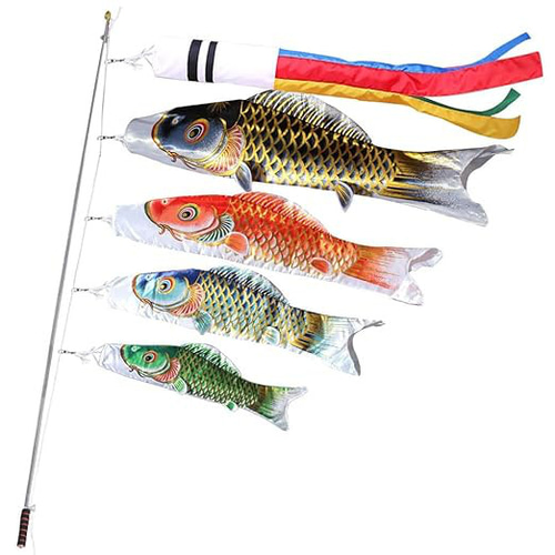 鯉のぼり こいのぼり 金箔 ミニ 鯉4匹 2m伸縮スタンド付 吹流し 鯉のぼり こいのぼり 金箔 ミニ 鯉4匹 2m伸縮スタンド付 吹流し