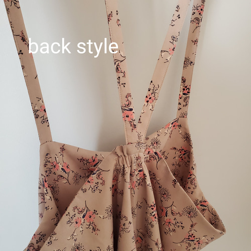 柔らかシフォンの花柄 サロペットパンツ ロングパンツ Rira 通販