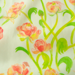 水彩画のスカーフハンカチ「blooming」 8枚目の画像