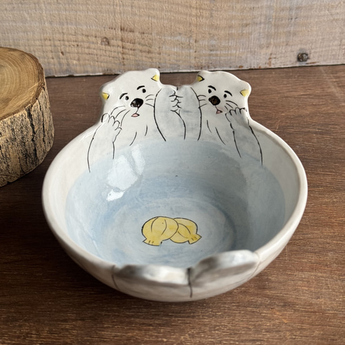 ラッコ小鉢 お椀・ボウル・鉢 丸山仁未 通販 17337637｜Creema