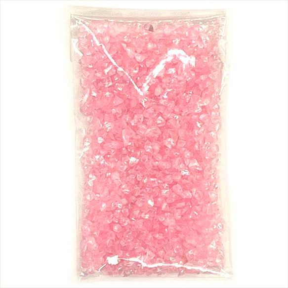 碎玻璃 Aurora 10g★粉紅色★玻璃鱗片玻璃熔塊碎玻璃封裝件樹脂 第3張的照片