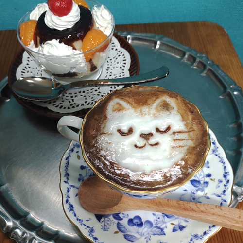 ねこちゃんラテアート その他キッチン小物 またたび工房 通販