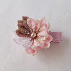 桜の髪飾りクリップ 2枚目の画像