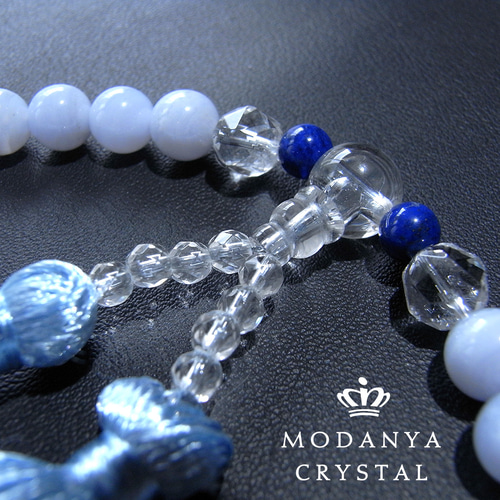 ブルーレースの数珠（略式念珠）02 その他アクセサリー SWING-HEART