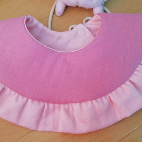 フリルスタイ＊°pink フリルスタイ✿ピンク系 スタイ・よだれかけ sora and 通販 17338050