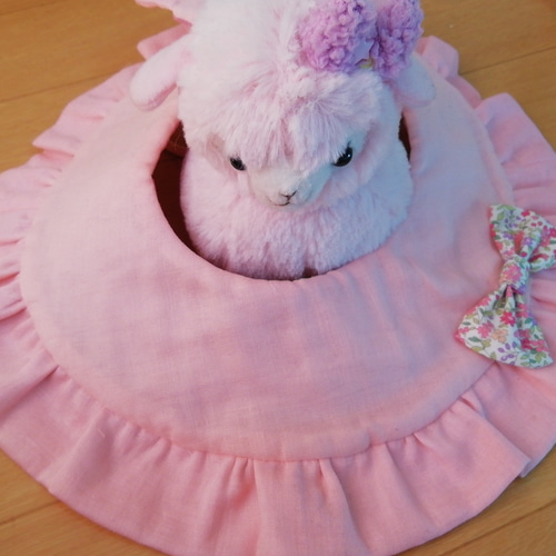 フリルスタイ✿ピンク系 スタイ・よだれかけ sora and 通販 17338050