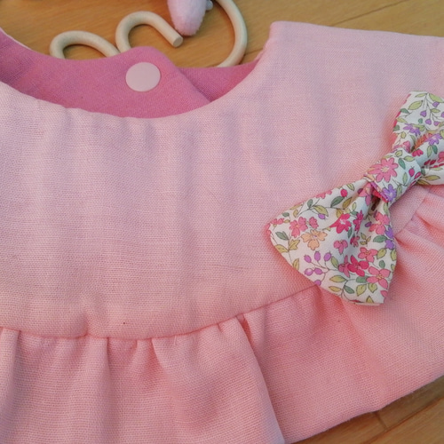 フリルスタイ✿ピンク系 スタイ・よだれかけ sora and 通販 17338050