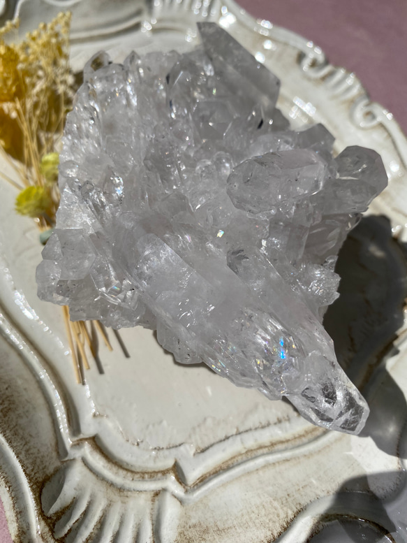 【春風】ブラジル　ミナスジェライス　トマスゴンサガ産　水晶　クリスタル　クラスター 7枚目の画像