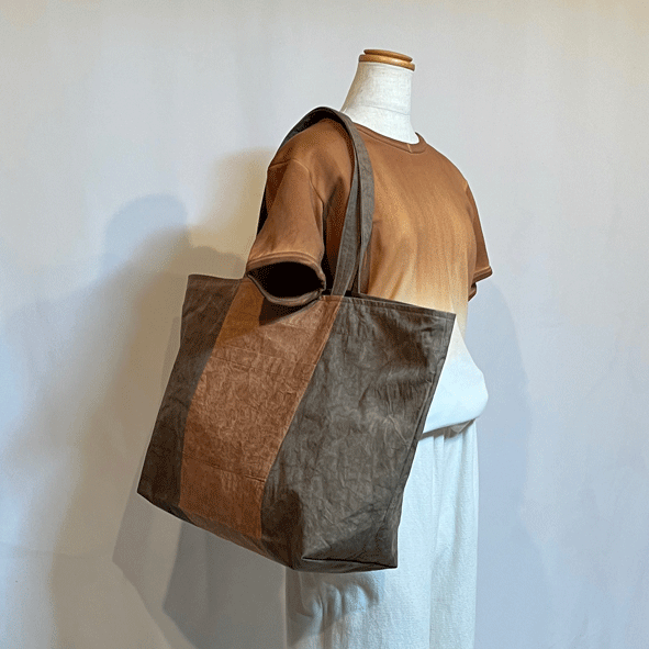 柿渋染め どこでもビッグエコバッグk24021
