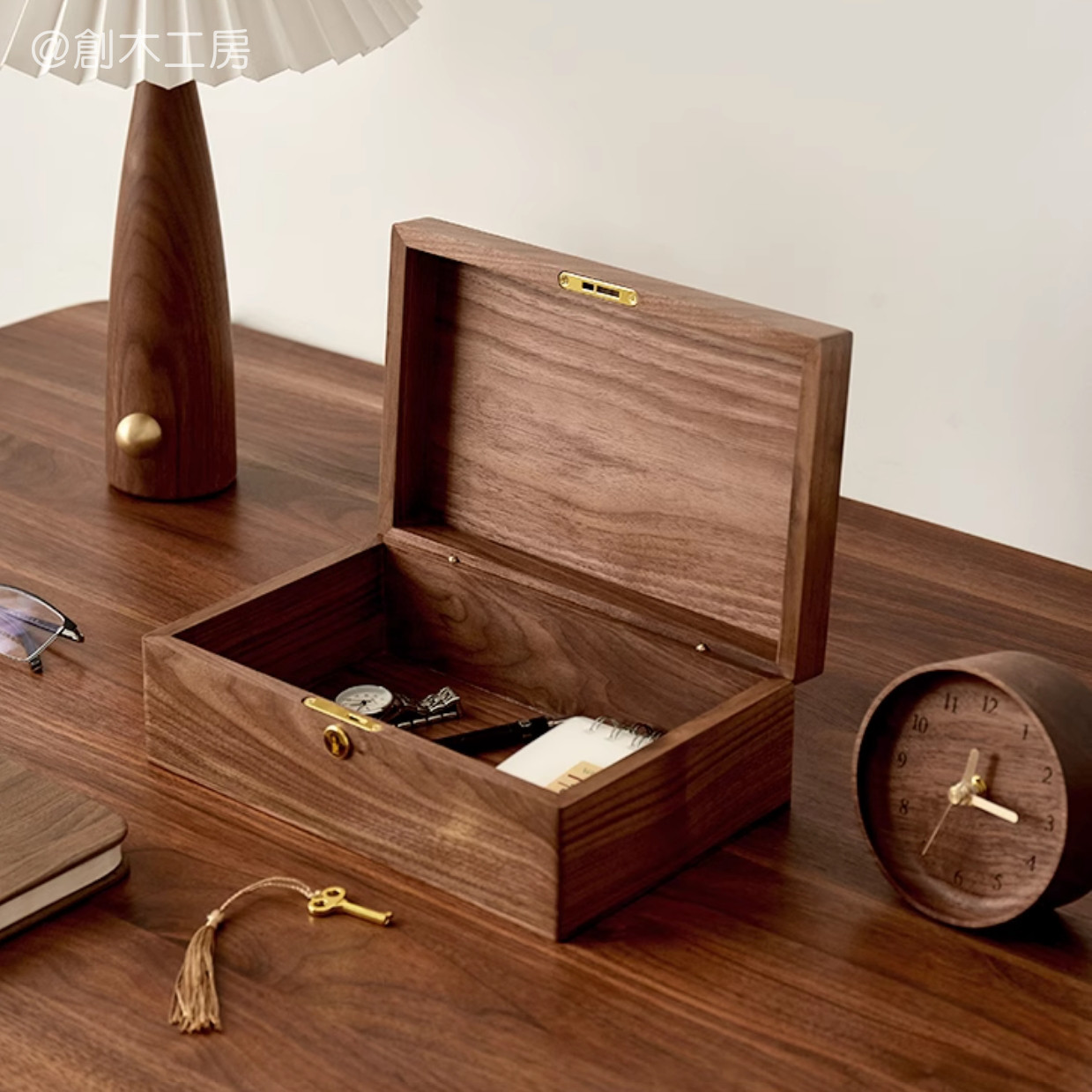 木製フリーボックス 小物収納 ナチュラルウッドボックス 無垢材 アクセサリー収納 目隠し メモリボックス 記念物 ケース