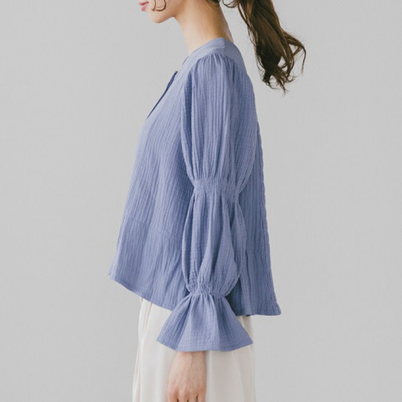 candy　sleeve　blouse【antique　blue】 12枚目の画像