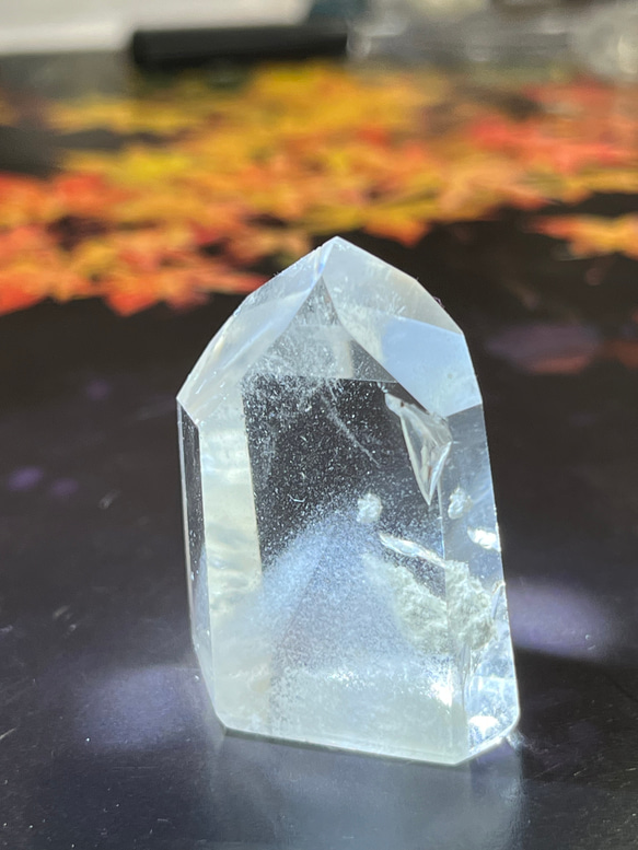 龍脈水晶✨　ホワイトファントム　クリスタル　水晶　原石　ポリッシュ　ポイント 