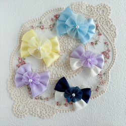 子供 ヘアゴム レジンアクセサリー 四葉のクローバー 雑貨