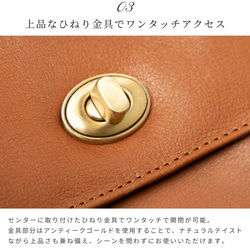 【10%off タイムセール】ハンドバッグ レディース 本革 小さめ バッグ ミニ 肩掛け グリーン HAB028-MO 15枚目の画像