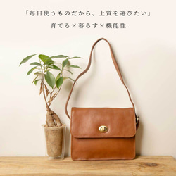 【10%off タイムセール】ハンドバッグ レディース 本革 小さめ バッグ ミニ 肩掛け グリーン HAB028-MO 8枚目の画像