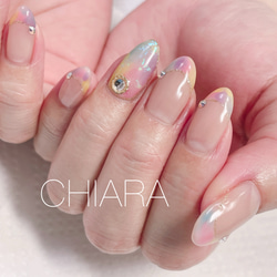ネイルチップセット マーブルデザイン 09523be0b39b1c54cafa7af6f6f346