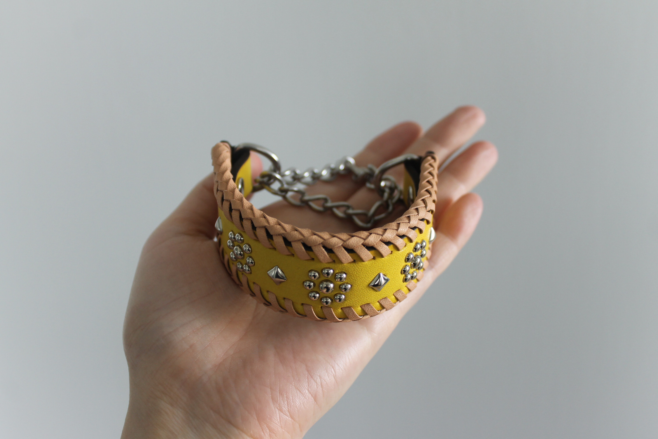 小型犬用ハーフチョーク(パターン：フラワー)