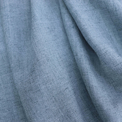 NO.11 【文化学園ソアロンコンテスト採用生地】オックス織りのトリアセテート「麻調人気素材」LT BLUE 2枚目の画像