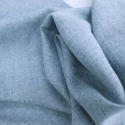 NO.11 【文化学園ソアロンコンテスト採用生地】オックス織りのトリアセテート「麻調人気素材」LT BLUE 3枚目の画像