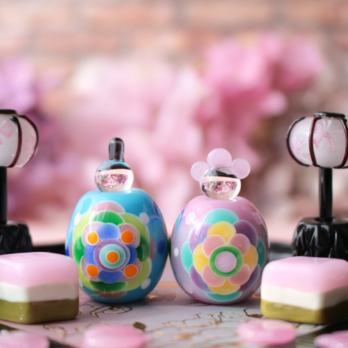 ひな祭りセール3/3まで2026年ひな祭り⭐︎とんぼ玉ひな人形 ガラスの