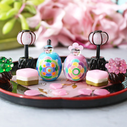 ステンドグラス お雛様 ぼんぼり付き その他インテリア雑貨 kaori 通販